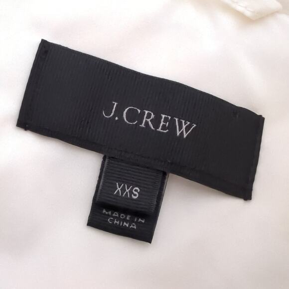 J. Crew Quilted Excursion Down Vest B0109 XXS Womens Puffer Preppy Cream Quilted - Picture 4 of 7